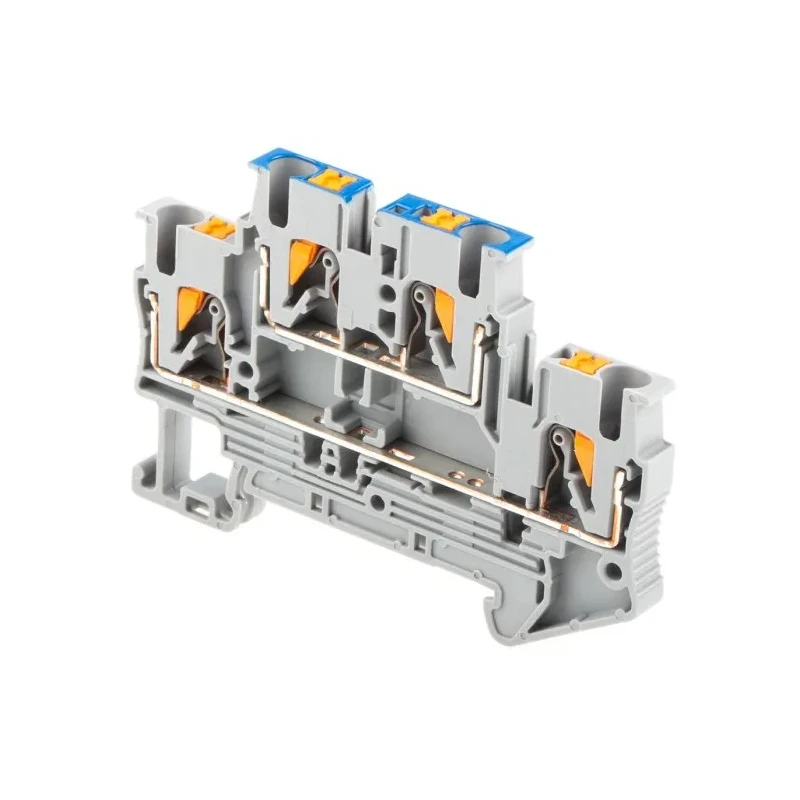 Phoenix Contact Double Level Terminal Block Grey 0.14mm² to 4 mm² 22A 500V Push-in Termination ATEX 3210994