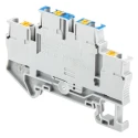 Phoenix Contact Double Level Terminal Block Grey 0.14mm² to 4 mm² 22A 500V Push-in Termination ATEX 3210994