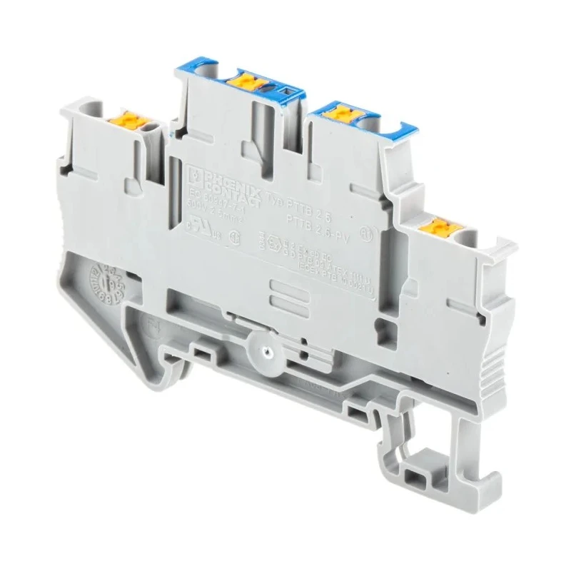 Phoenix Contact Double Level Terminal Block Grey 0.14mm² to 4 mm² 22A 500V Push-in Termination ATEX 3210994