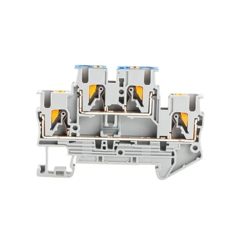 Phoenix Contact Double Level Terminal Block Grey 0.14mm² to 4 mm² 22A 500V Push-in Termination ATEX 3210994