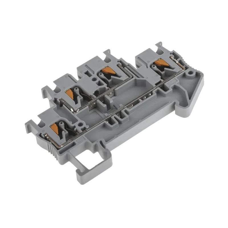 Phoenix Contact Double Level Terminal Block Grey 0.14mm² to 4 mm² Push-in Connection 22A 500V ATEX 3210567