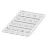 Phoenix Contact UC-TMF Polyamide Marker Card for use with Terminal Block 0818153