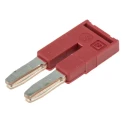 Phoenix Contact Jumper Bar 5.2mm Pitch Copper 24A Current Red Insulated Cover 3030161