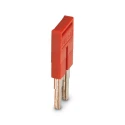 Phoenix Contact Jumper Bar 5.2mm Pitch Copper 24A Current Red Insulated Cover 3030161