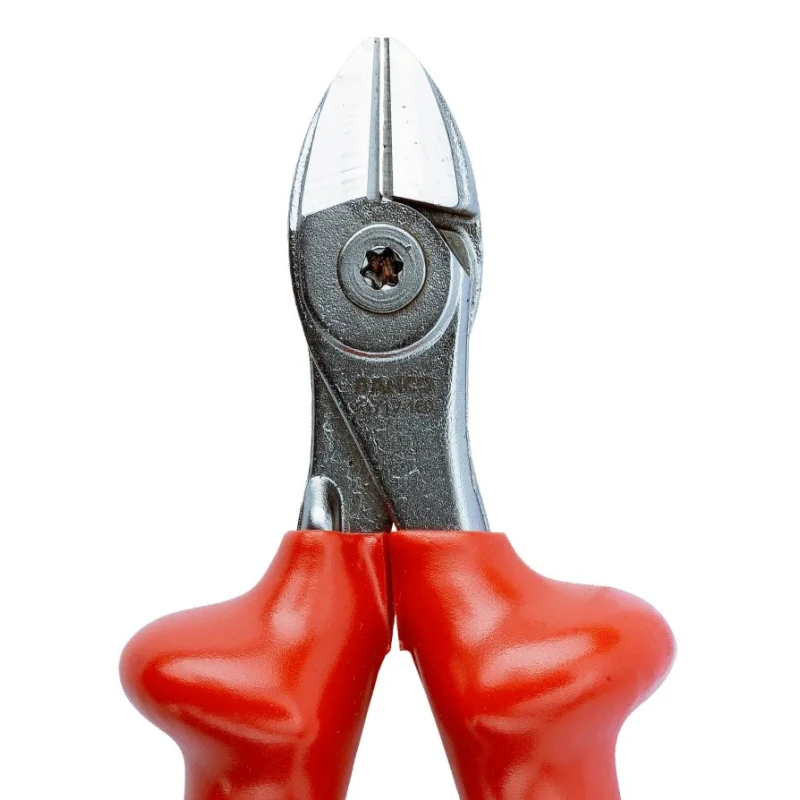 Bahco VDE/1000V Approved Semi-Flush Side Cutter 160mm Overall Length Chrome Vanadium Steel Jaw 2171V-160