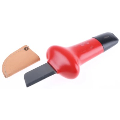 Bahco Cable Knife VDE/1000V Approved Insulated Handle 180mm Overall Length 50mm Blade 2820VP