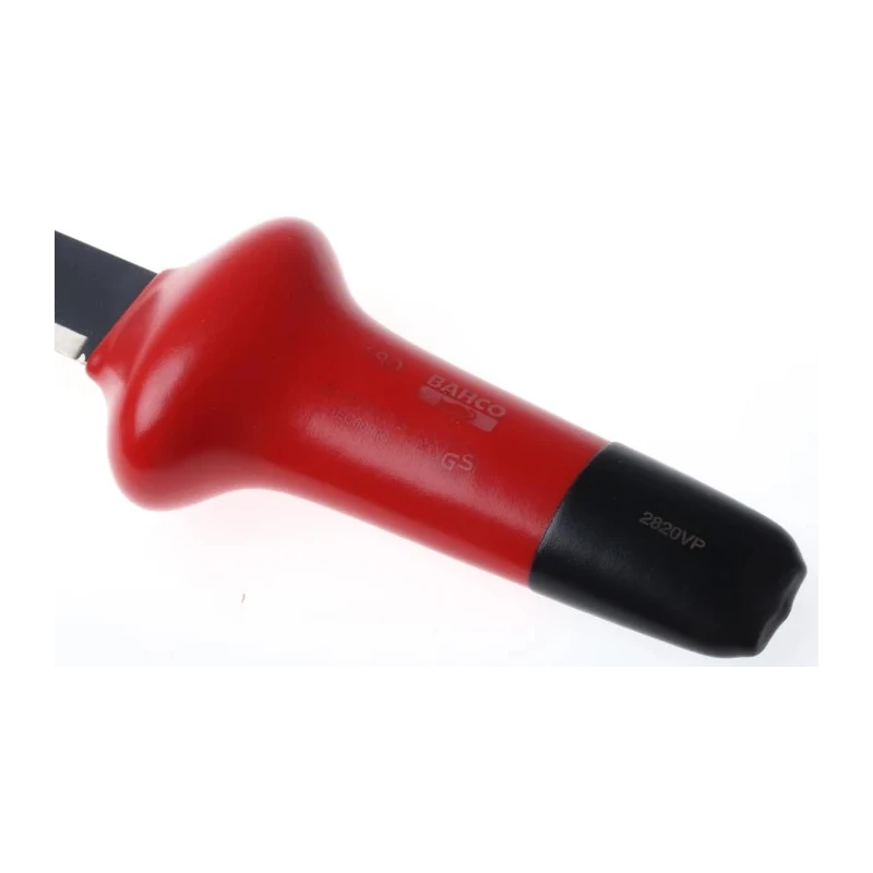 Bahco Cable Knife VDE/1000V Approved Insulated Handle 180mm Overall Length 50mm Blade 2820VP