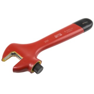 Bahco Adjustable Wrench 34 mm Jaw Capacity 255 mm Overall Length Insulated Handle VDE/1000V Approved 8072VLT