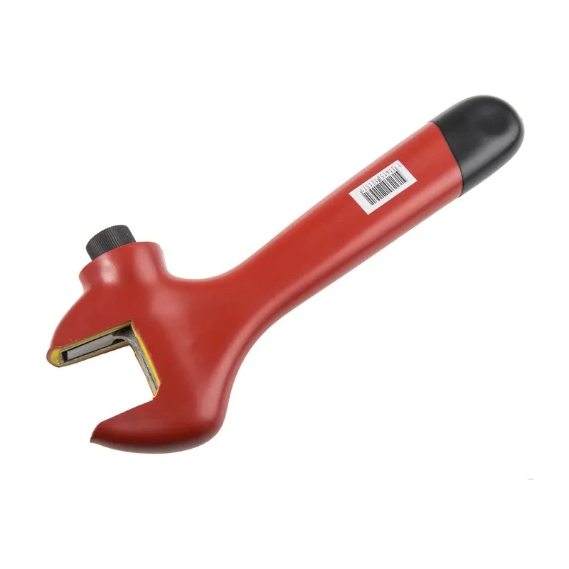 Bahco Adjustable Wrench 34 mm Jaw Capacity 255 mm Overall Length Insulated Handle VDE/1000V Approved 8072VLT