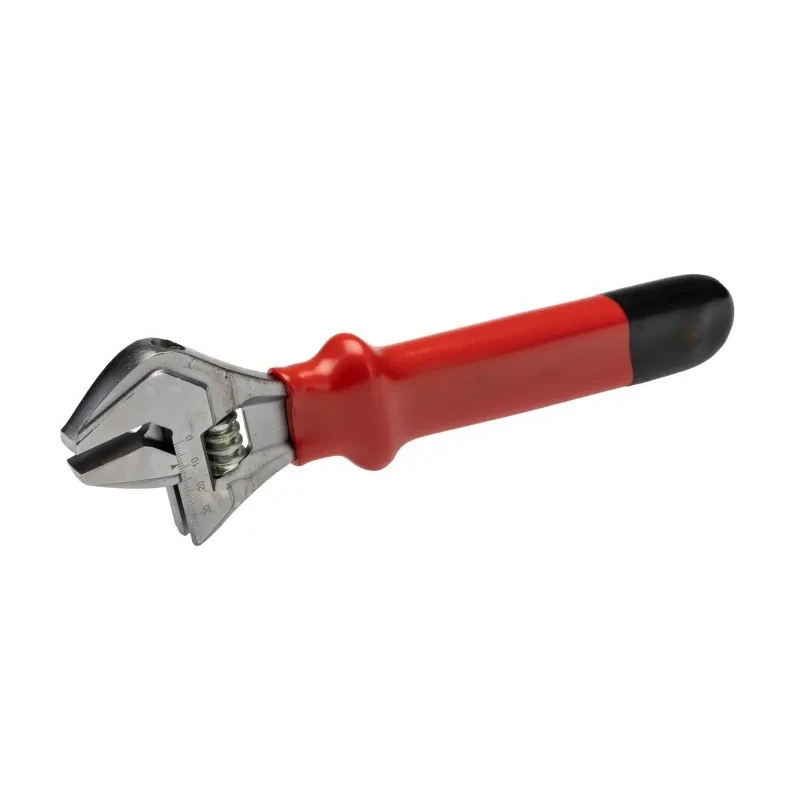 Bahco 34 mm Jaw Capacity Adjustable Spanner with Insulated Handle, Chrome Finish, VDE/1000V Approved, 310mm Overall 8073V