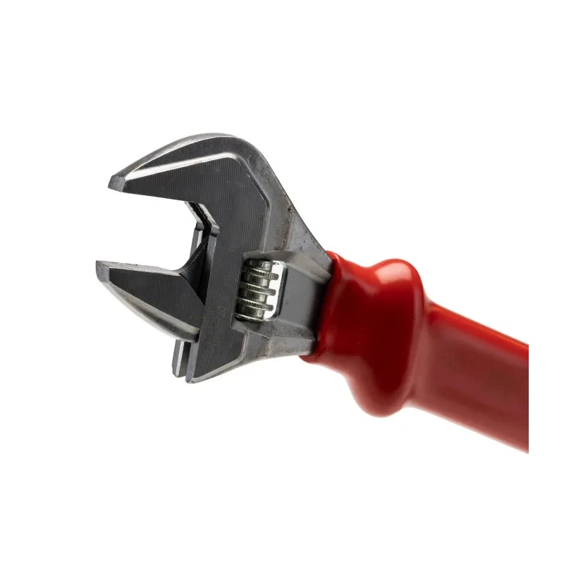 Bahco 34 mm Jaw Capacity Adjustable Spanner with Insulated Handle, Chrome Finish, VDE/1000V Approved, 310mm Overall 8073V