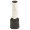 JST GWE Insulated Crimp Bootlace Ferrule 12 mm Pin Length 3.5 mm Pin Diameter Black 1 AWG to 10 AWG Wire Size GWE6-12