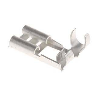 JST Silver Uninsulated Female Spade Connector Crimp 6.35 x 0.8 mm Tab Size 18 AWG to 14 AWG LFO-2.5T-250N
