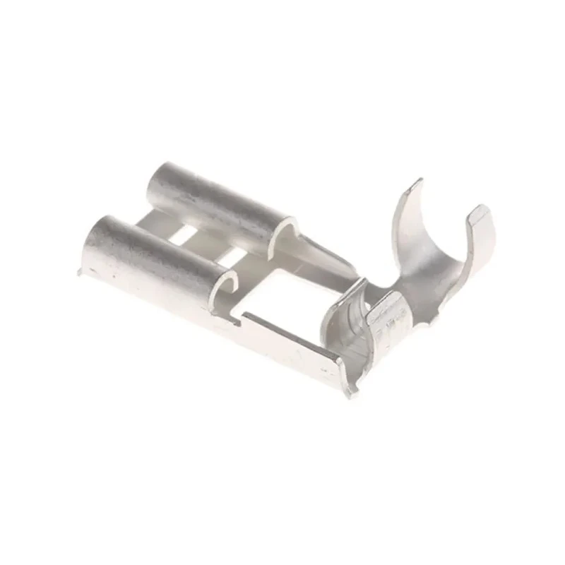 JST Silver Uninsulated Female Spade Connector Crimp 6.35 x 0.8 mm Tab Size 18 AWG to 14 AWG LFO-2.5T-250N