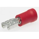 JST Red Insulated Female Spade Connector Crimp 4.75 x 1 mm Tab Size 22 AWG to 16 AWG FVDDF1.25-187A-10(LF)