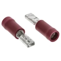 JST Red Insulated Female Spade Connector Crimp 2.79 x 0.5 mm Tab Size 22 AWG to 16 AWG FVDDF1.25-110A-5(S)(LF)