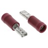 JST Red Insulated Female Spade Connector Crimp 2.79 x 0.5 mm Tab Size 22 AWG to 16 AWG FVDDF1.25-110A-5(S)(LF)