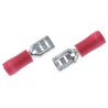JST Red Insulated Female Spade Connector Crimp 4.75 x 0.8 mm Tab Size 22 AWG to 16 AWG FVDDF1.25-187A-8(S)(LF)