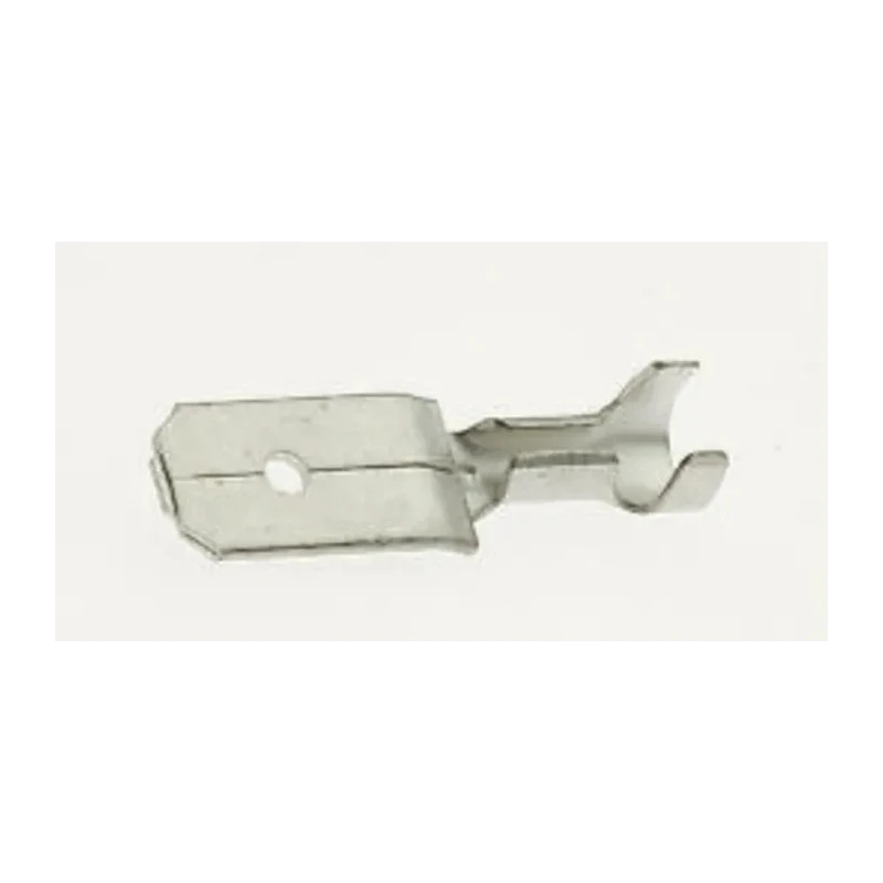 JST Tab-on Tab Silver Uninsulated Male Spade Connector Crimp 6.35 x 0.8 mm 20 AWG to 14 AWG LOM-51T-250