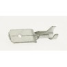 JST Tab-on Tab Silver Uninsulated Male Spade Connector Crimp 6.35 x 0.8 mm 20 AWG to 14 AWG LOM-51T-250