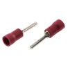 JST FVPC Insulated Crimp Pin Connector 22 AWG to 16 AWG, 1.9 mm Pin Diameter, 12 mm Pin Length, Red FVWSPC-1.25(LF)