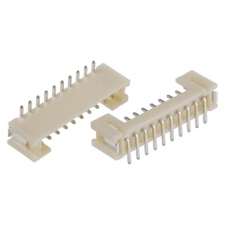 JST PH Series Straight Surface PCB Header, 10 Contacts, 2 mm Pitch, 1 Row, Shrouded B10B-PH-SM4-TB(LF)(SN)