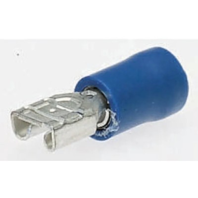 JST Blue Insulated Female Spade Connector Crimp Terminal 4.75 x 1 mm Tab Size 16 AWG to 14 AWG FVDDF2-187A-10