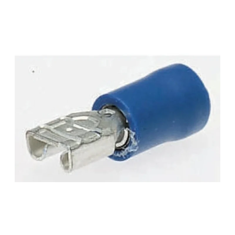 JST Blue Insulated Female Spade Connector Crimp Terminal 4.75 x 1 mm Tab Size 16 AWG to 14 AWG FVDDF2-187A-10