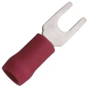 JST Insulated Fork Terminal, 22 AWG to 16 AWG, M3.5 Stud Size Vinyl Insulation Red FVWS1.25-YS3A(LF)