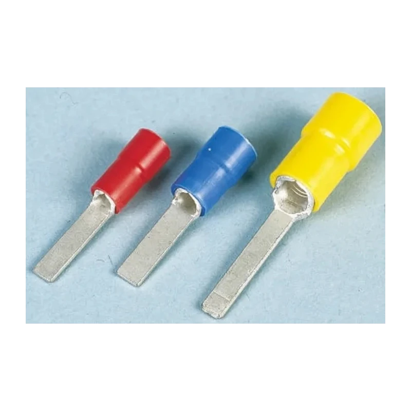 JST Insulated Crimp Blade Terminal Blue Vinyl 16 AWG to 14 AWG Copper Tin-Plated Contact 18 mm Blade Length FVWS2-AF2.3A