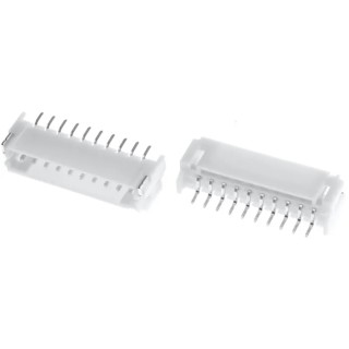 JST PH Series Right Angle Surface PCB Header 10 Contact 2 mm Pitch 1 Row Shrouded S10B-PH-SM4-TB(LF)(SN)