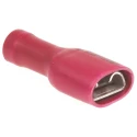 JST Red Insulated Female Spade Connector Crimp 6.35 x 0.8 mm Tab Size 22 AWG to 16 AWG FLVDDF1.25-250A S LF