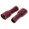 JST Red Insulated Female Spade Connector Crimp 4.75 x 0.5 mm Tab Size 22 AWG to 16 AWG FLVDDF1.25-187A-5PA S LF