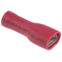 JST Red Insulated Female Spade Connector Crimp 4.75 x 0.8 mm Tab Size 22 AWG to 16 AWG FLVDDF1.25-187A-8(S)(LF)