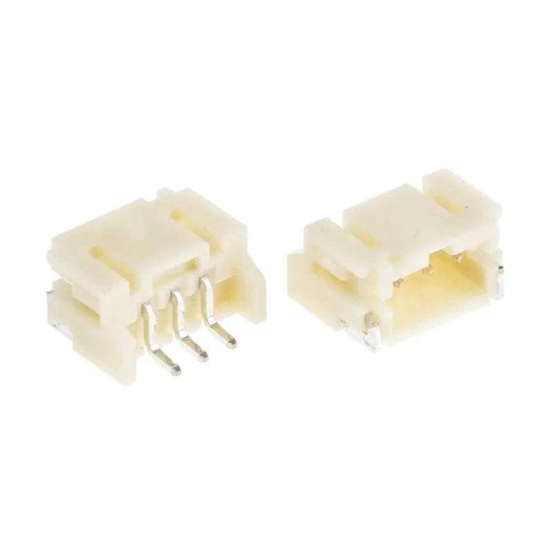 JST PH Series Right Angle Surface PCB Header, 3 Contact(s), 2 mm Pitch, 1 Row, Shrouded S3B-PH-SM4-TB(LF)(SN)