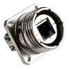 Amphenol Socapex RJFTVX Series RJ45 Connector Female, Panel Mount, Cat5e Shielded Straight 1 Port 8 Way RJ45