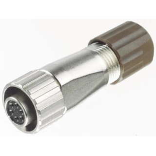 Hirose Miniature Circular Connector Cable Plug, 20 Contacts, Female, IP67/IP68, Bayonet Mating, Zinc Alloy Shell LF13WBP-20S