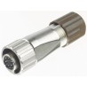 Hirose Miniature Circular Connector Cable Plug, 20 Contacts, Female, IP67/IP68, Bayonet Mating, Zinc Alloy Shell LF13WBP-20S