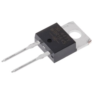 Taiwan Semiconductor 60 V 16 A Schottky Barrier Rectifier 2-Pin TO-220AC MBR1645 C0