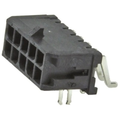 Molex Micro-Fit 3.0 Series Right Angle Surface PCB Header 10 Contacts 3 mm Pitch 2 Row Shrouded 43045-1006