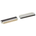 Hirose 0.5 mm Pitch 40 Way Right Angle Female FPC Connector, Solder FH12