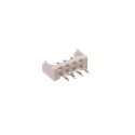 JST Micro-Latch Series PCB Header, 4 Contacts, 2 mm Pitch, 1 Row, Straight Orientation, Shrouded, Nylon Housing 53253-0470