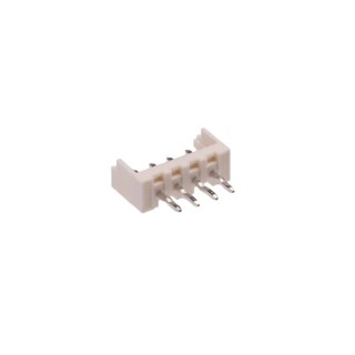 JST Micro-Latch Series PCB Header, 4 Contacts, 2 mm Pitch, 1 Row, Straight Orientation, Shrouded, Nylon Housing 53253-0470