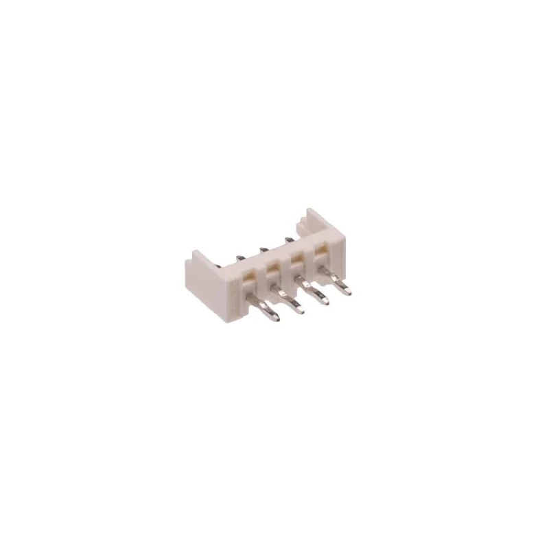 JST Micro-Latch Series PCB Header, 4 Contacts, 2 mm Pitch, 1 Row, Straight Orientation, Shrouded, Nylon Housing 53253-0470