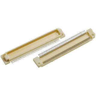 Hirose FunctionMAX FX8 Series Straight Surface PCB Header, 120 Contacts, 0.6 mm Pitch, 2 Row, Shrouded FX8-120P-SV(91)