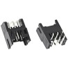 Hirose DF11 Series Right Angle Through Hole PCB Header 6 Contact 2 mm Pitch 2 Row Shrouded DF11