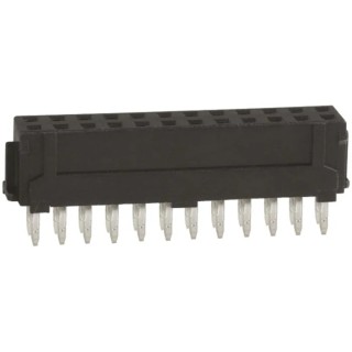 Hirose DF11 Series Straight Through Hole PCB Socket 24-Contact 2 Row 2 mm Pitch Solder DF11