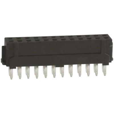 Hirose DF11 Series Straight Through Hole PCB Socket 24-Contact 2 Row 2 mm Pitch Solder DF11