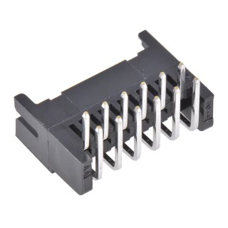 Hirose DF11 Series Right Angle Through Hole PCB Header 12 Contacts 2 mm Pitch 2 Row Shrouded 