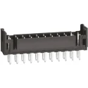 Hirose DF11 Series Straight Through Hole PCB Header 22 Contacts 2 mm Pitch 2 Rows Shrouded DF11